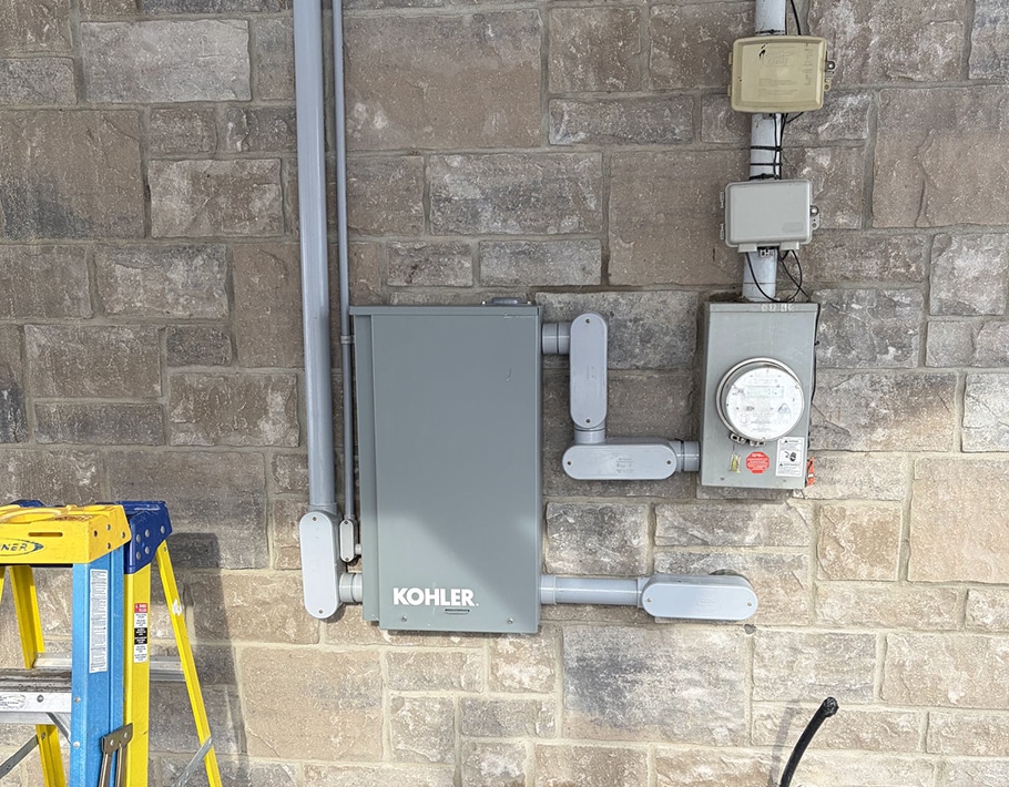 Panneau de génératrice Kohler à St-Constant.